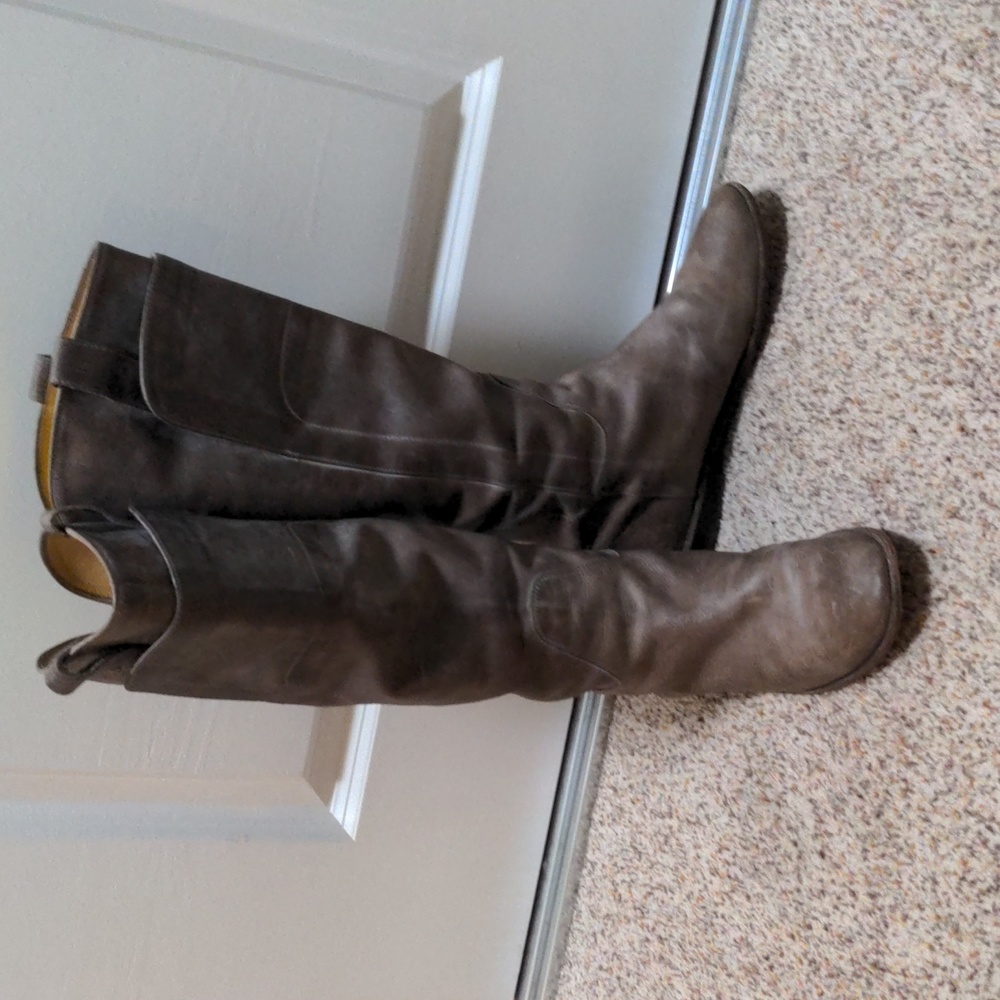 Frye grey boots